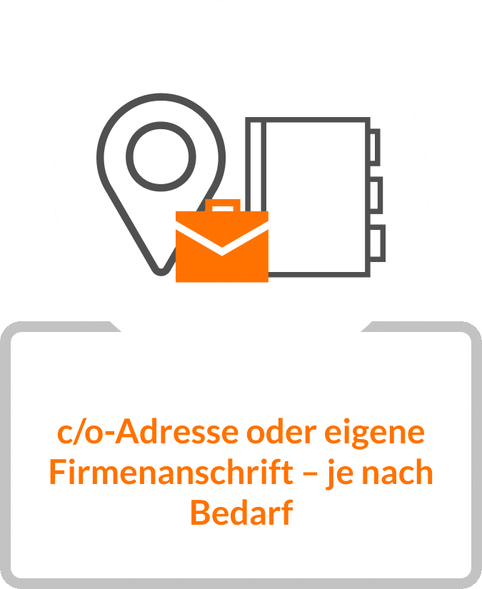 сo-Adresse oder eigene Firmenanschrift – je nach Bedarf