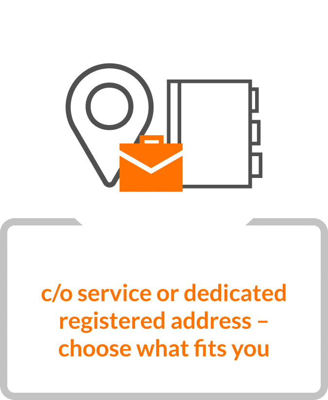 co service or dedicated registered address – choose what fits you c/o service or dedicated registered address – choose what fits you