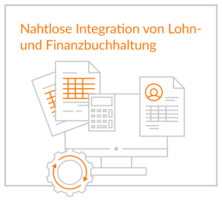 Nahtlose Integration von Lohn- und Finanzbuchhaltung Nahtlose Integration von Lohn- und Finanzbuchhaltung