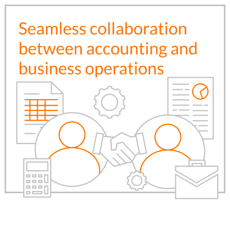 Seamless collaboration between accounting and business operations